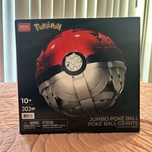 Mega Construx Pokémon Jumbo Poké Ball - Red & White